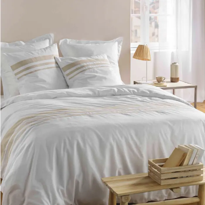 Parure 3 p. 240 x 220 cm uni 57 fils margaux