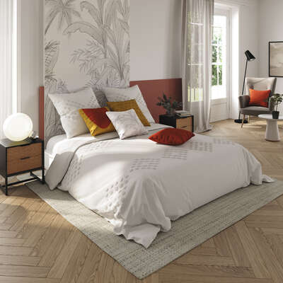 Parure coton  ivoire  260x240