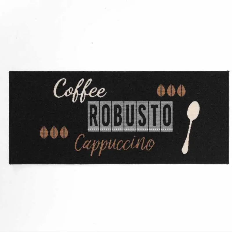 Tapis rectangle 50 x 120 cm imprime cappuccino