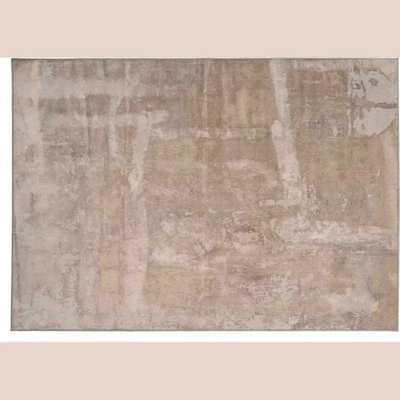 Tapis rectangle 140 x 200 cm viscose tissee siria