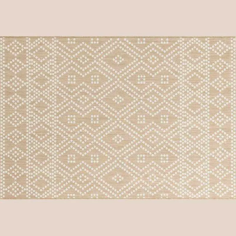 Tapis rectangle tisse plat tania 120 x 170 cm 