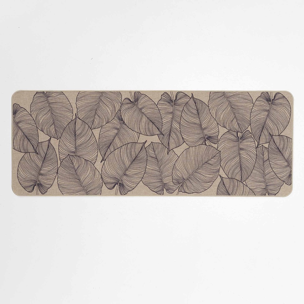 Tapis rectangle 45 x 120 cm tisse imprime jade