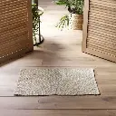 Tapis rectangle 50 x 80 cm coton/polyester tisse lazaro