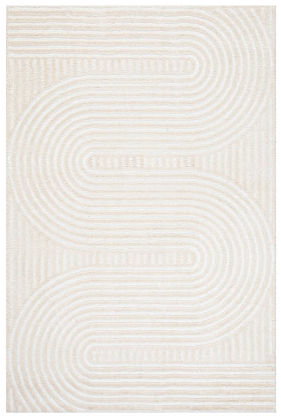 Tapis rectangles 120 x 170 cm frise relief Balamanca
