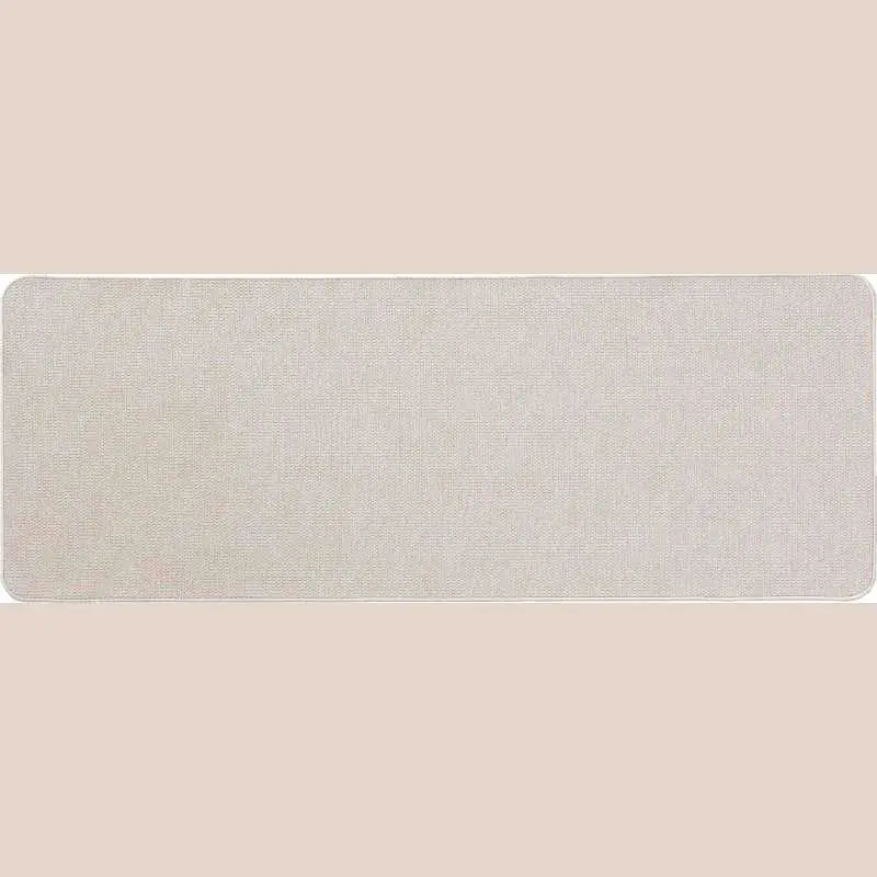 Tapis rectangle 45 x 120 cm tisse uni simeo naturel