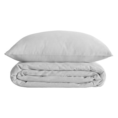 Parure uni percal blanc 260x240