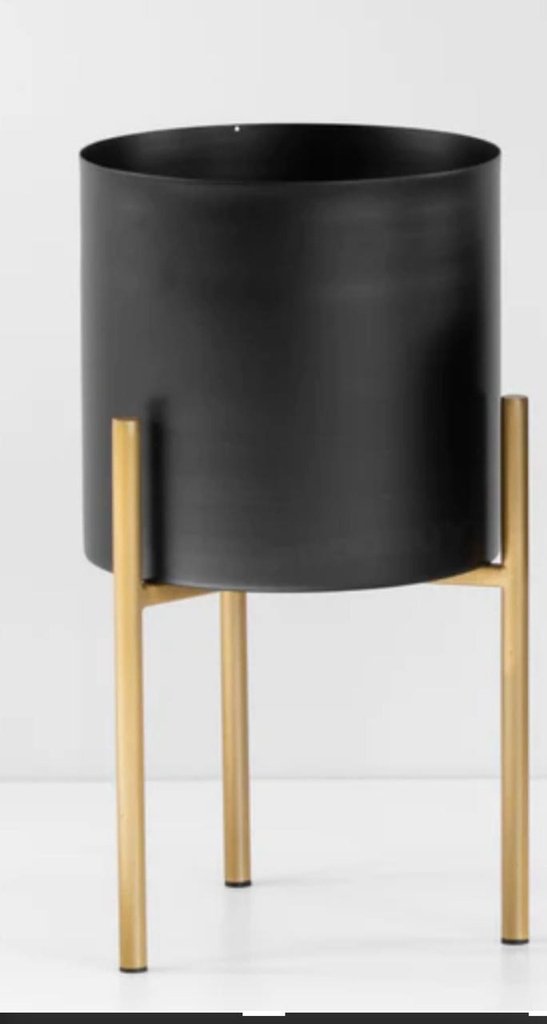 Cache pot metal sur pieds