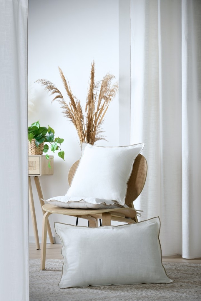 Helios coussin 40x60 blanc