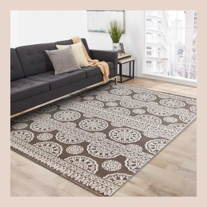 Tapis "pastels en dentelle" - 160*230 cm