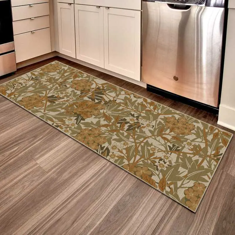 Tapis 50x120 impression jute forest