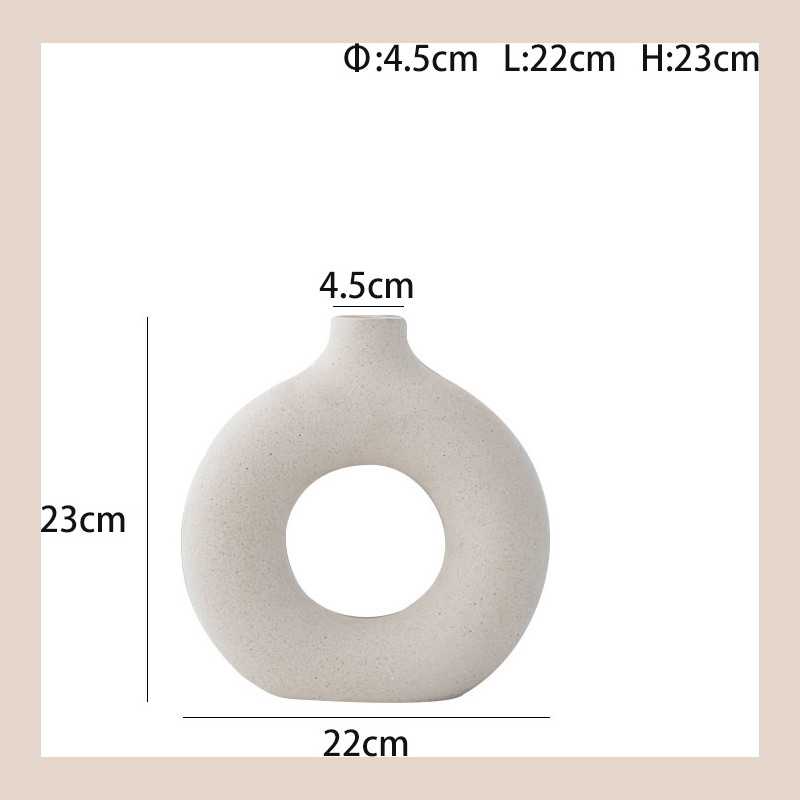 Vase beige"stella"gm