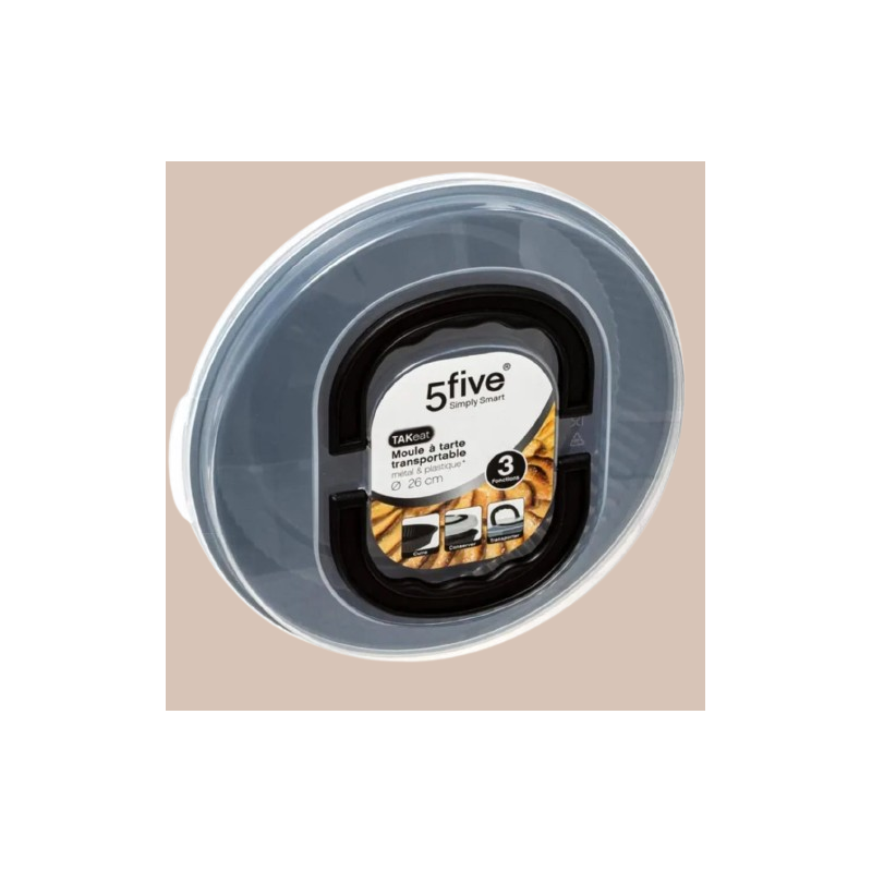 Moule tarte + couv transpt 26