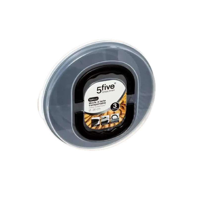 Moule tarte + couv transpt 26