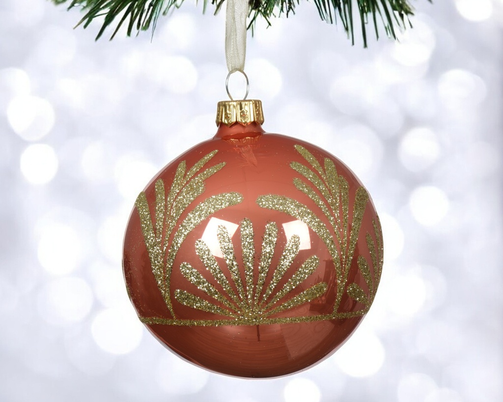 Boules verre email 