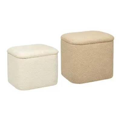 Pouf teddy carré 