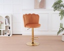 Chaise de bar "Alizée" rouille