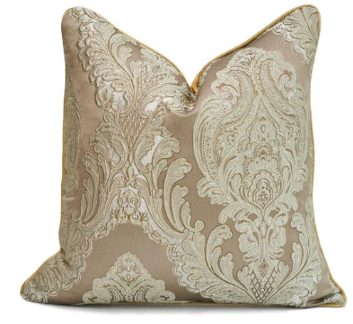 Coussin lina taupe 45x45cm