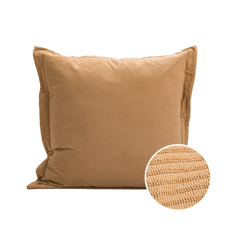 Coussin solène marron 45x45cm