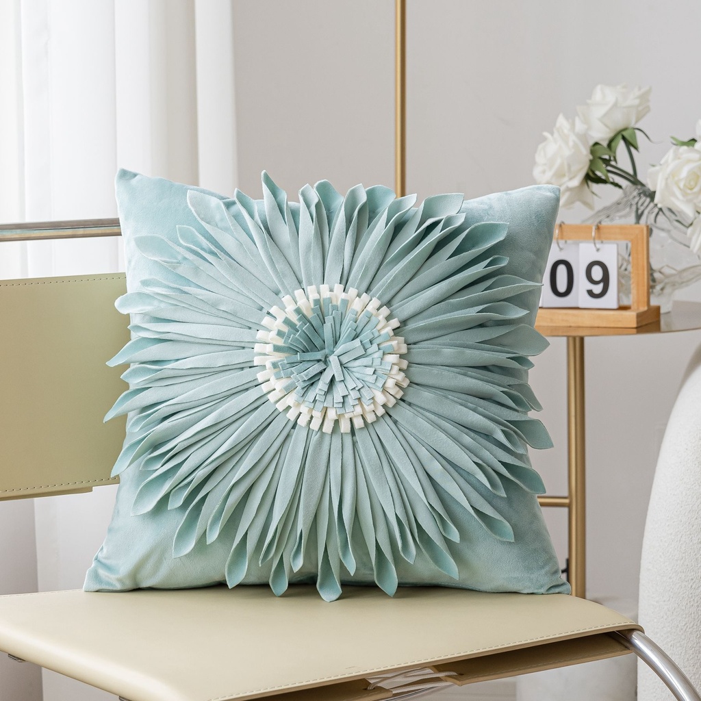 Coussin talia menthe 45x45cm