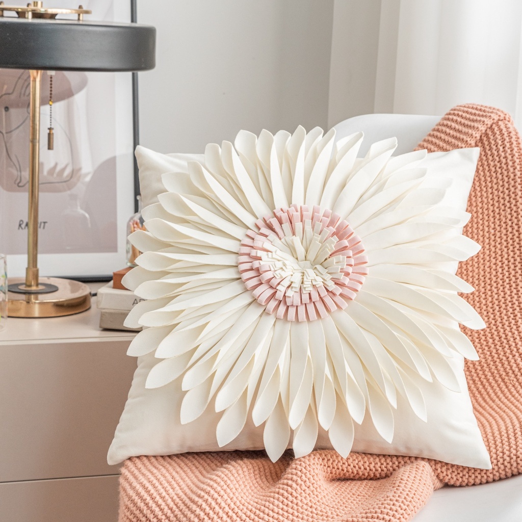Coussin talia blanc cassé 45x45cm