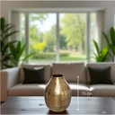 Vase métal oasis goutte h15