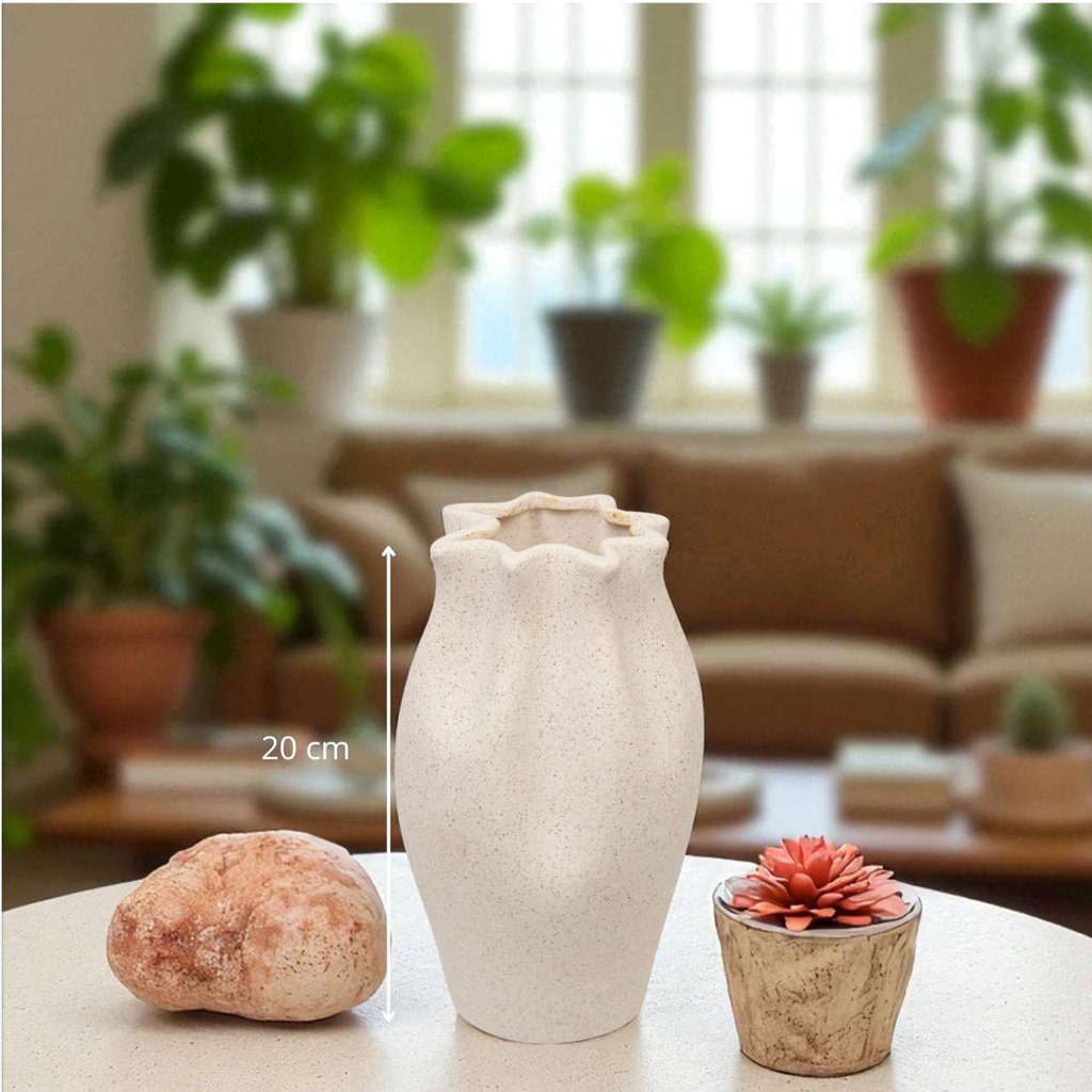 Vase crmq grigor blc h20.5