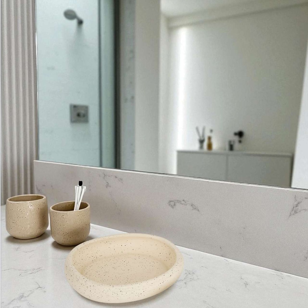 Vide poche céramique wonj blanc - grand