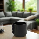 Cache pot céramique hind d18h18 - noir