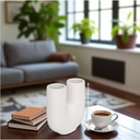 Vase crmq orga ziva h15 U blanc