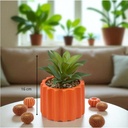 Plante v pot crmq flow h16 orange
