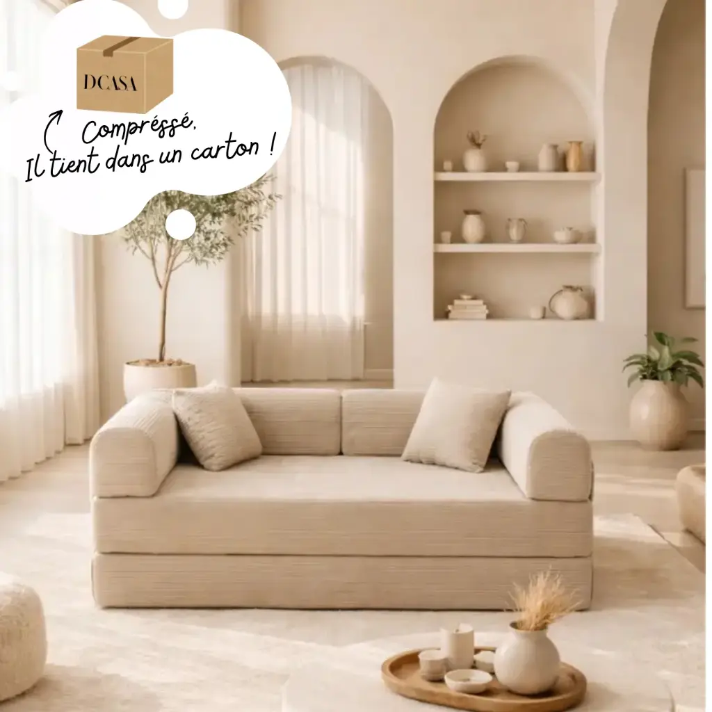 Canapé compréssé Oleg biscuit 