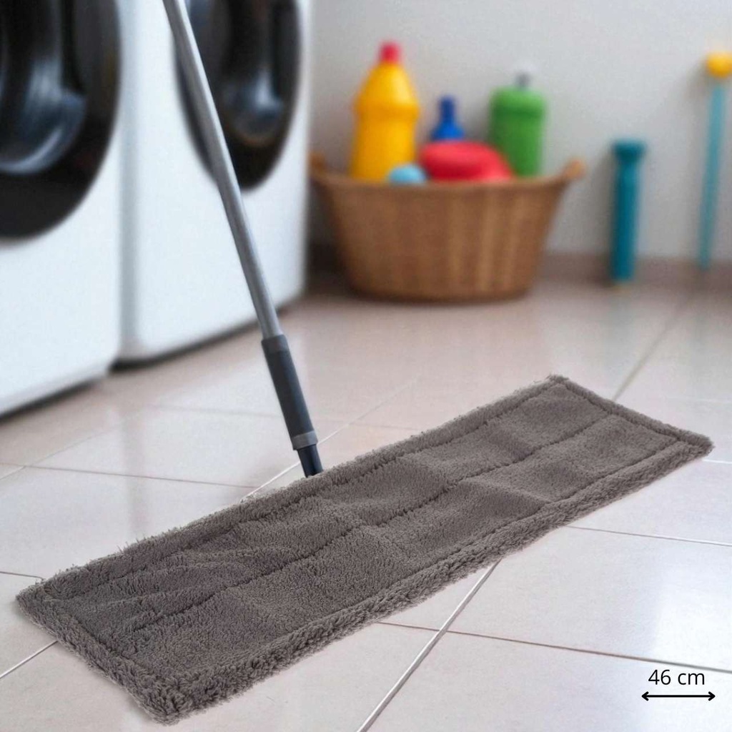 Recharge microfibre lisse pour balai télescopique  