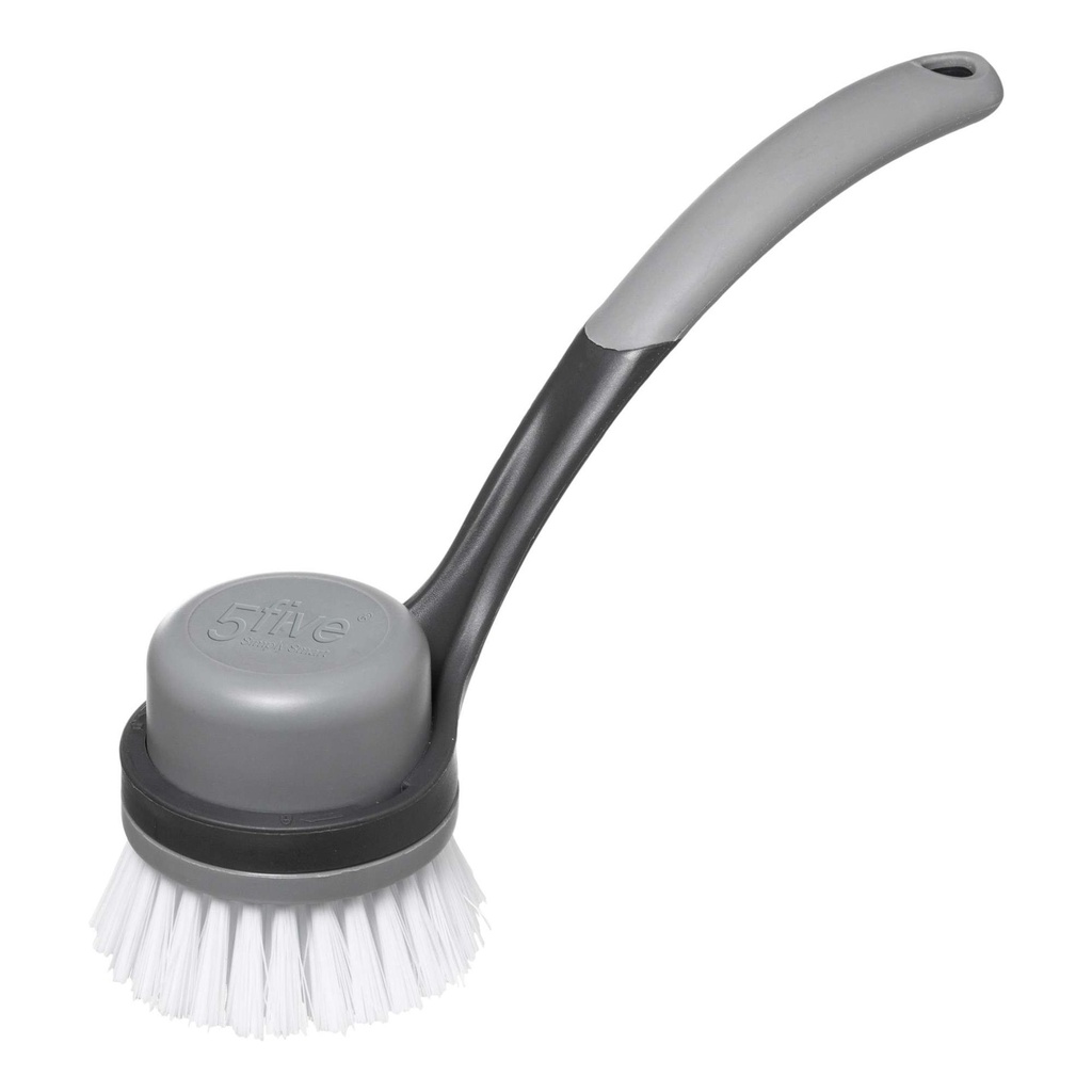 Brosse vaisselle amovible gris  