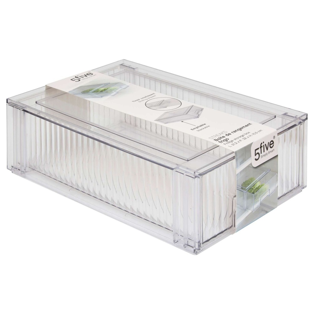 Boîte rangement en PET STREAKS  