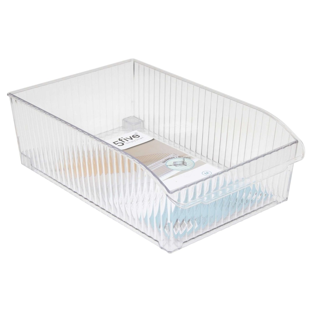 Bac rangement roulant M en PET STREAKS  