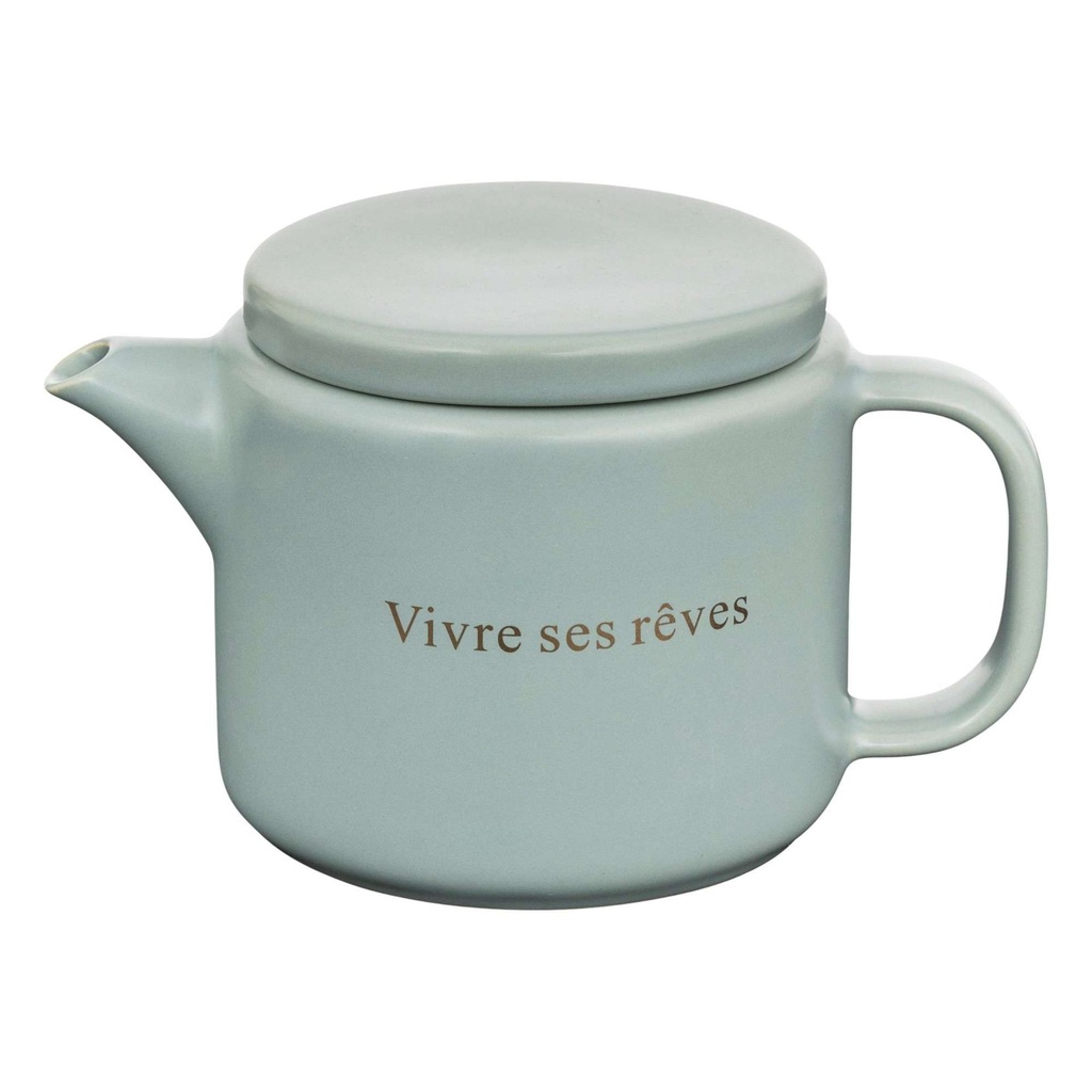 Théière céramique - "Vivre ses rêves"  