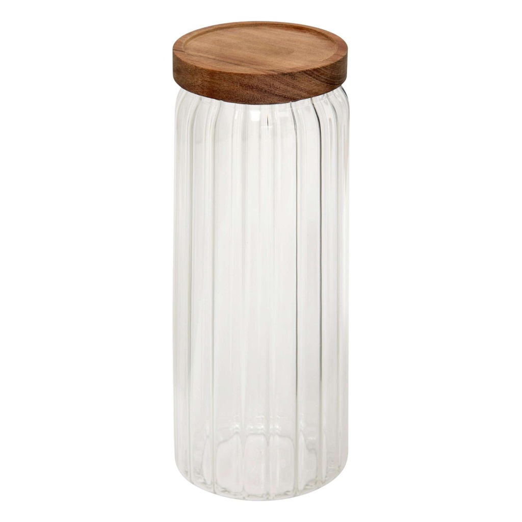 Bocal verre + acacia 1,3L HARMONY  