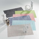 Set de table 30 x 45 cm pvc punto naturel