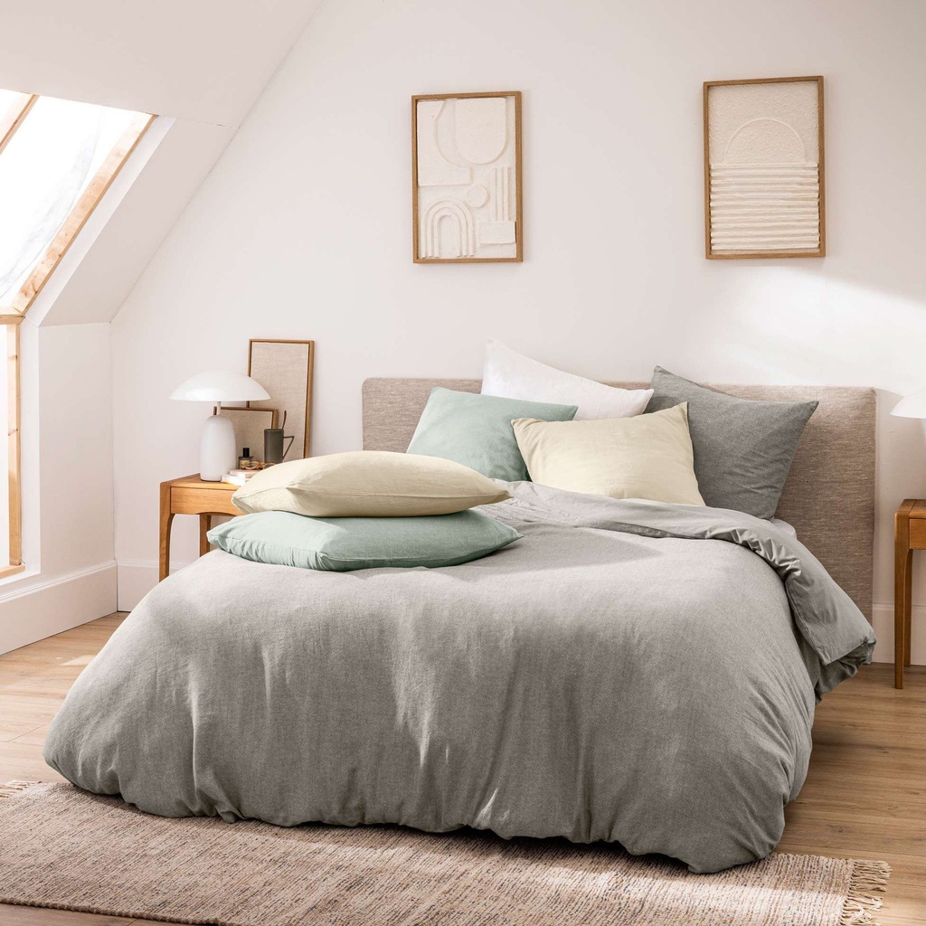 Parure 3 p. 260 x 240 cm fils teints laves unis 60 fils meline sable