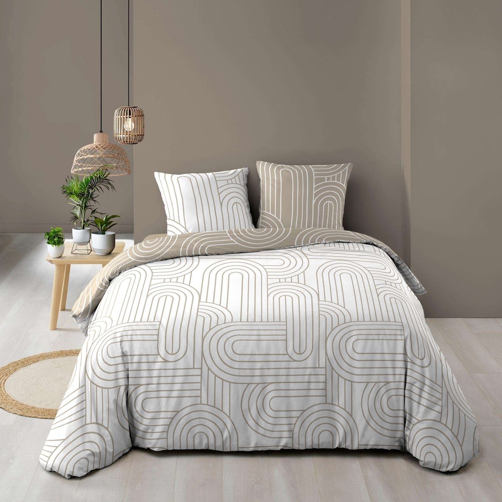 Parure 3 p. 240 x 220 cm imprime 57 fils allover modul