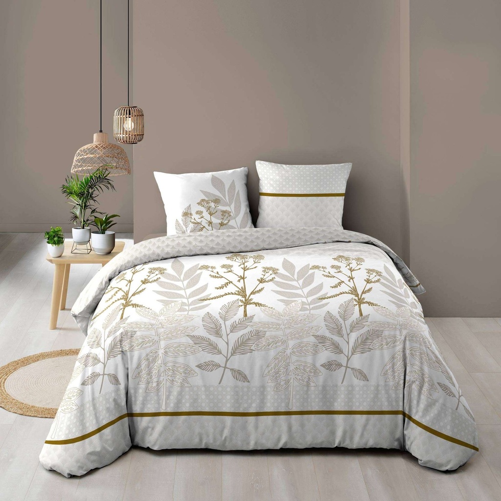 Parure 3 p. 240 x 220 cm imprime 57 fils allover raoni