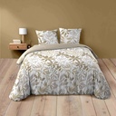 Parure 3 p. 240 x 220 cm imprime 42 fils allover voltine miel