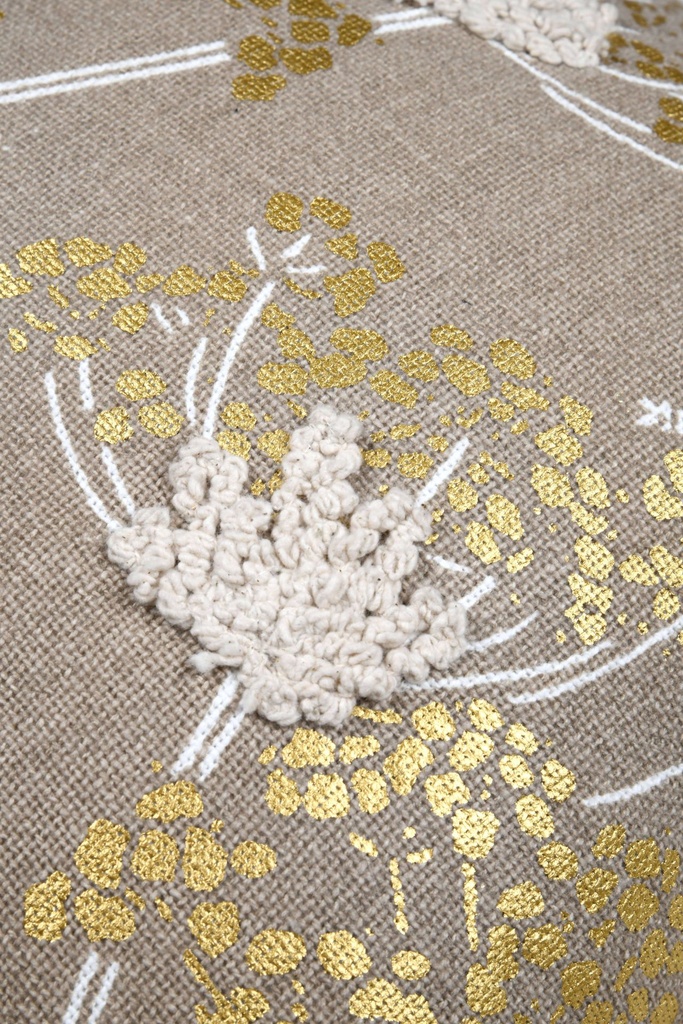 Coussin oriana naturel 40x40