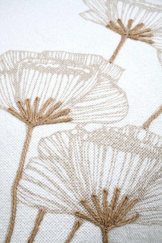 Coussin oriana naturel 45x45