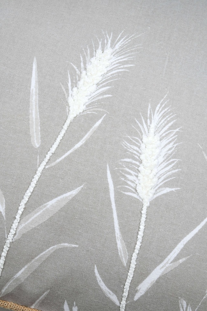 Coussin pampa naturel 40x60