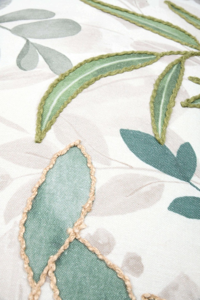 Coussin ombrage vert 40x60