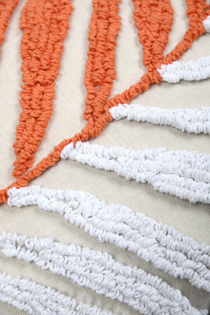 Coussin kentia orange 30x50