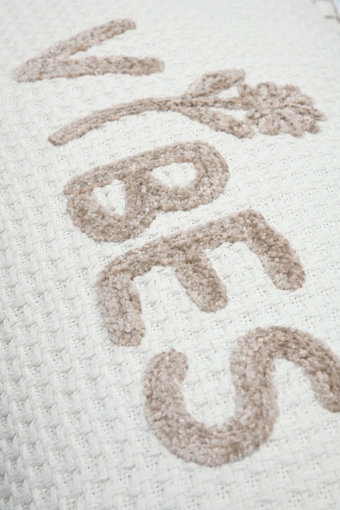 Coussin ombrage blanc 30x50