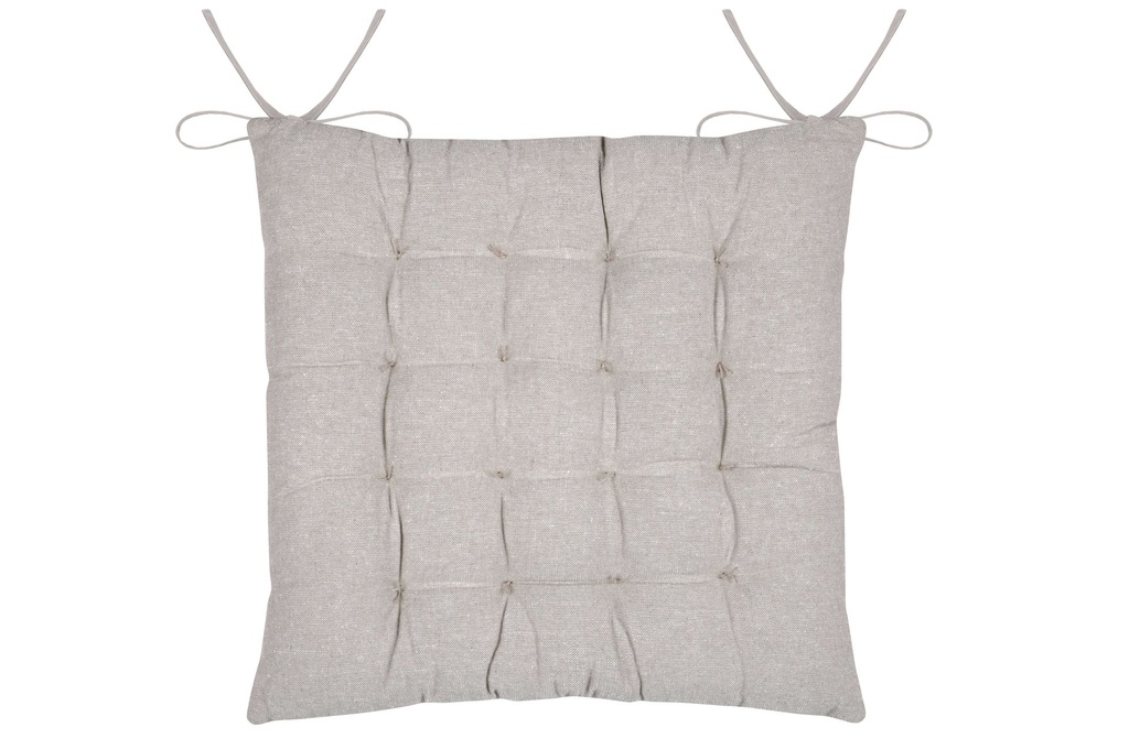 Galette de chaise printemps naturel 38x38