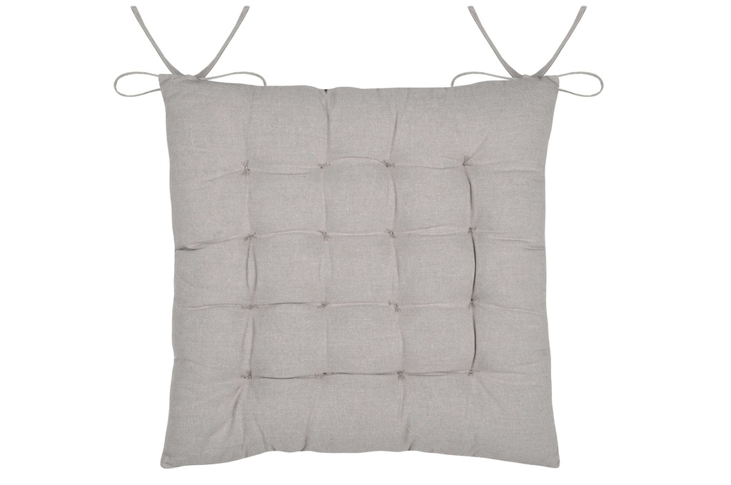 Galette de chaise pampa naturel 38x38